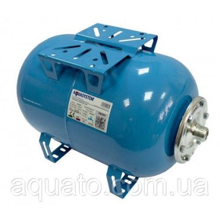 Горизонтальный гидроаккумулятор Aquasystem VAO 35 л