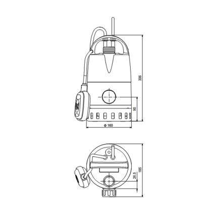 Дренажний насос Grundfos UNILIFT CC7-A1 (96280968)