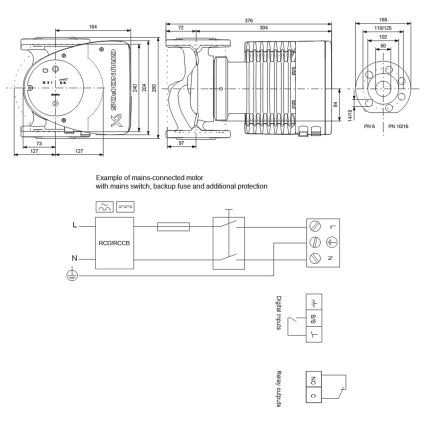 Регульований циркуляційний насос GRUNDFOS MAGNA1 50-120 F 280 99221336