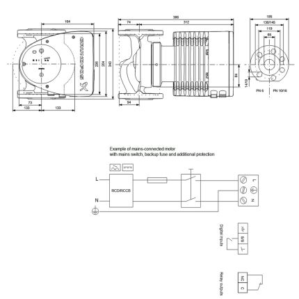 Регульований циркуляційний насос GRUNDFOS MAGNA1 65-100 F 99221373