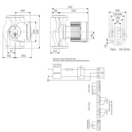 Циркуляційний насос GRUNDFOS MAGNA3 80-60 F 97924307 Циркуляційний насос GRUNDFOS MAGNA3 80-60 F 97924307