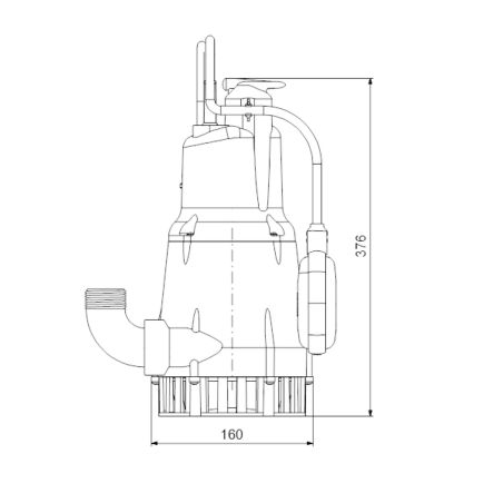Насос для дренажу Grundfos ВРХ 600 A (98864015) Насос для дренажу Grundfos ВРХ 600 A (98864015)
