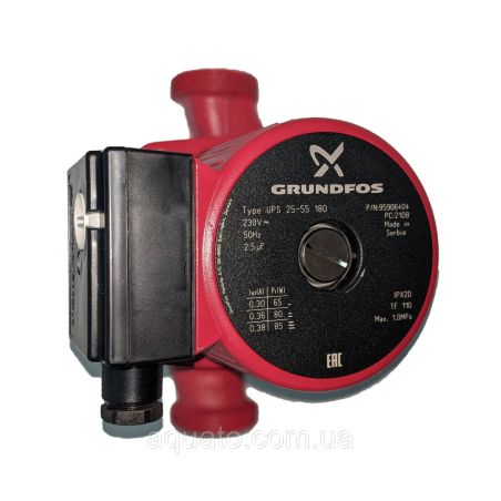 Циркуляційний насос Grundfos UPS 25-55 180 (95906404)