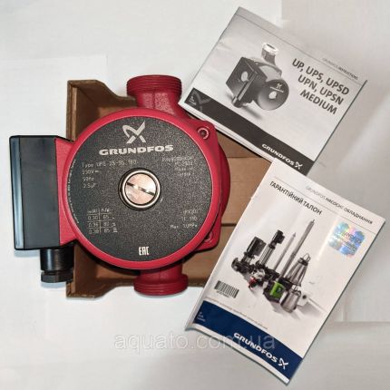 Циркуляційний насос Grundfos UPS 25-55 180 (95906404)