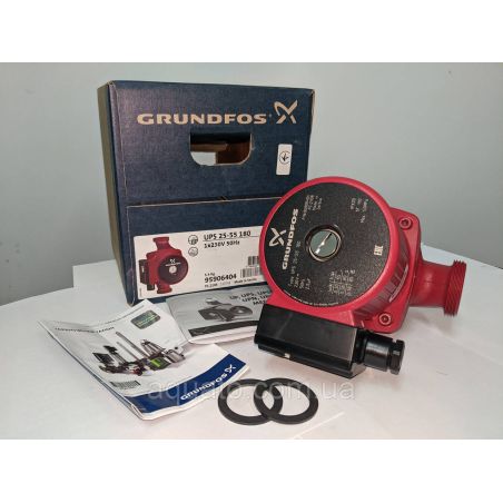 Циркуляційний насос Grundfos UPS 25-55 180 (95906404)
