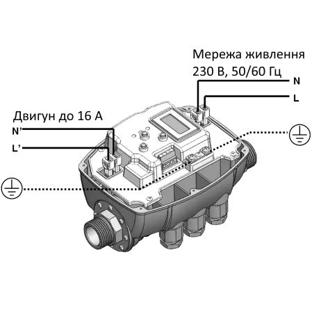 Контролер, датчик Italtecnica Контролер тиску Brio Top