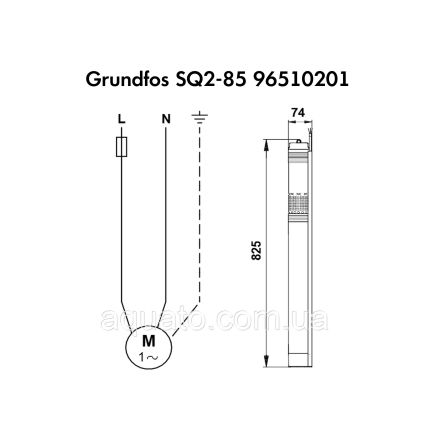 Насос для свердловини Grundfos SQ2-85 1,15 кВт 96510201