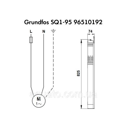 Насос для свердловини Grundfos SQ1-95 1,15 кВт 96510192