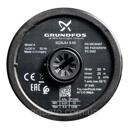 Насосна станція Grundfos Scala1 5-55 99530407 Насосна станція Grundfos Scala1 5-55 99530407